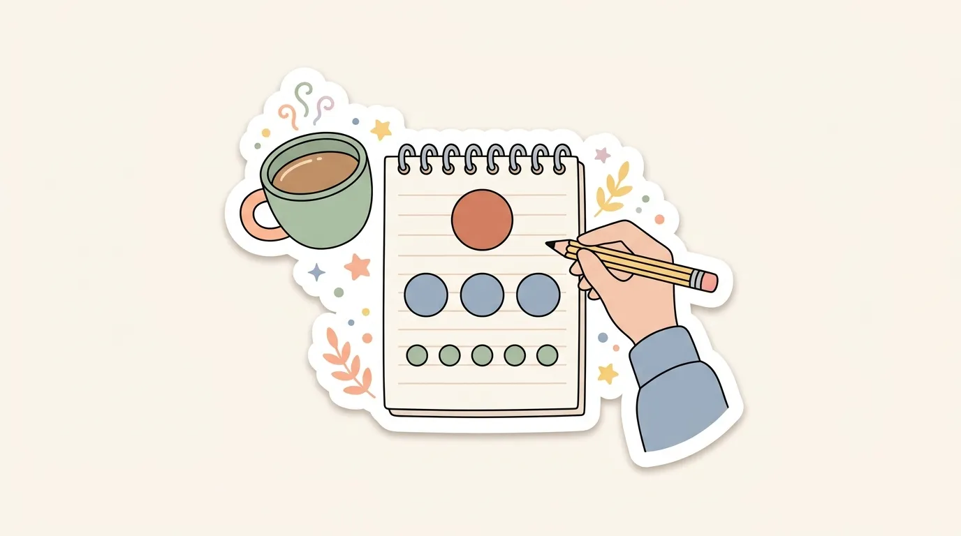 The 1-3-5 rule: how to plan a day with 9 tasks
