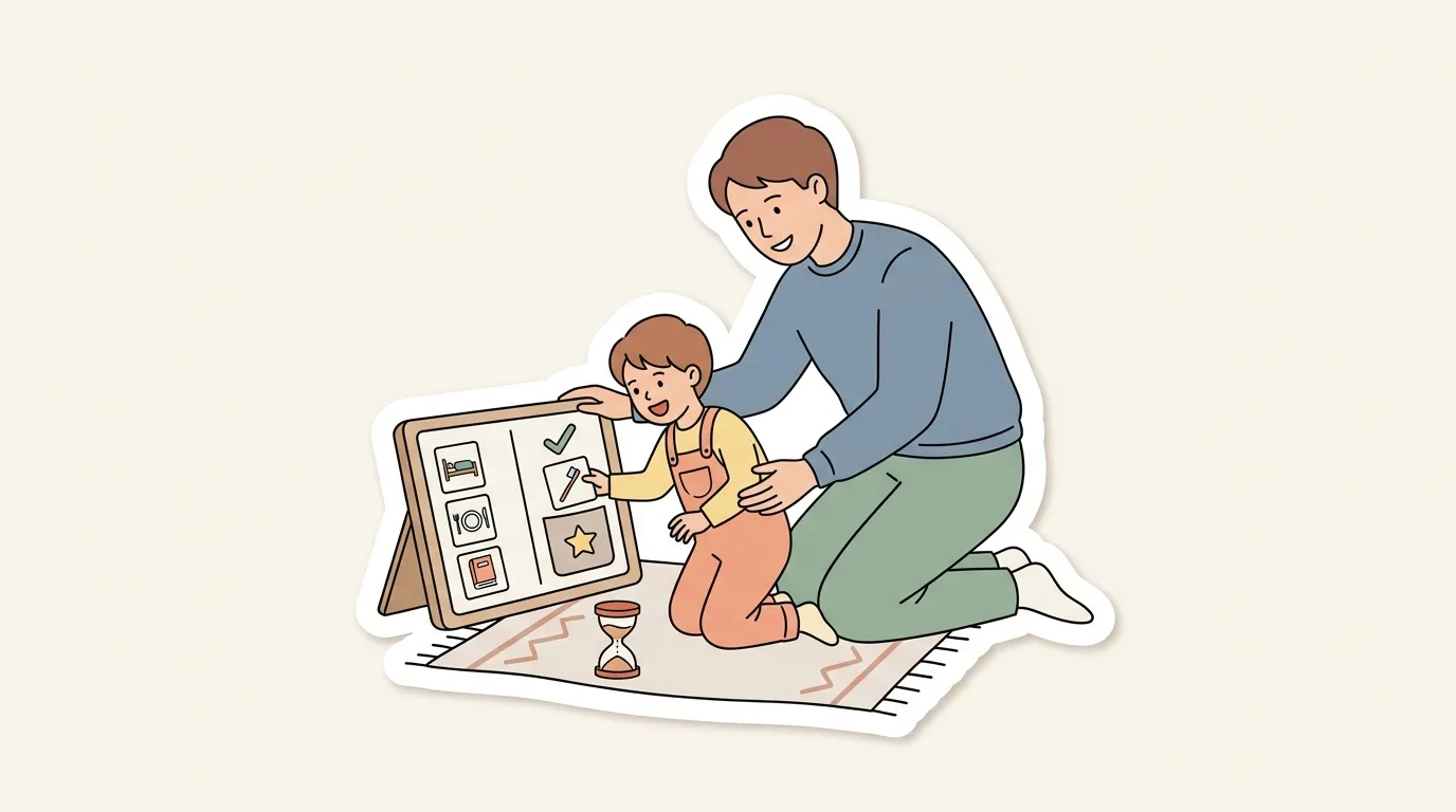ADHD routine for kids: simple charts for the whole day