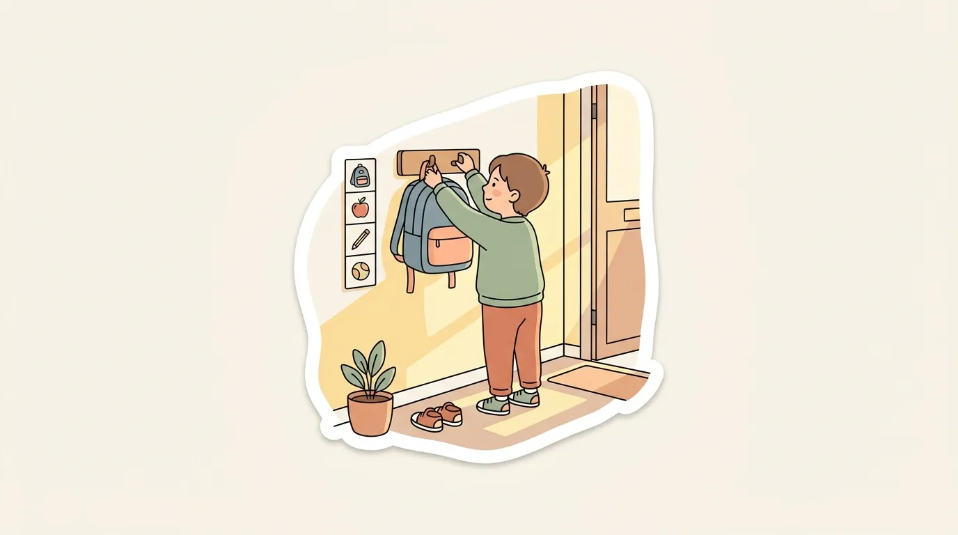 After school routine chart: a simple plan from the door to dinner