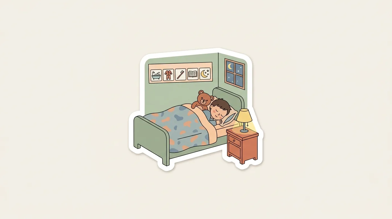 Bedtime routine chart for kids: simple steps and a sample evening