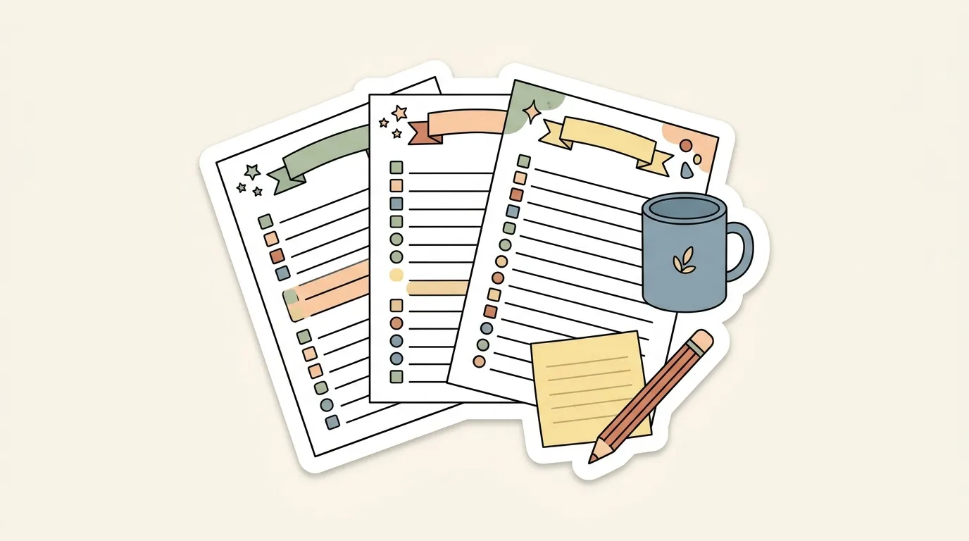 To-do list template: free printable and online versions